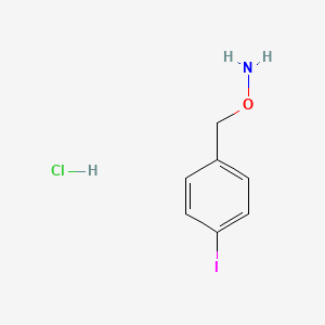 molecular formula C7H9ClINO B15337416 O-(4-Iodobenzyl)hydroxylamine Hydrochloride 