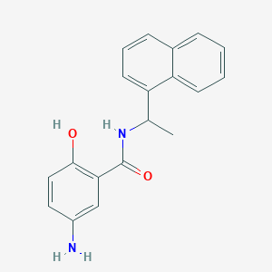 5-Amino-2-hydroxy-N-[1-(1-naphthyl)ethyl]benzamide