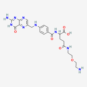 molecular formula C23H29N9O6 B15337479 NH2-Peg-FA 