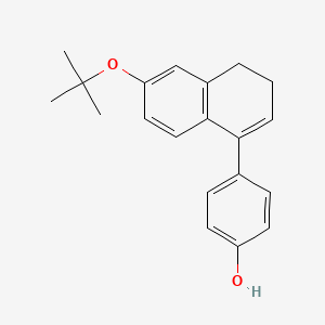 4-[6-(tert-Butoxy)-3,4-dihydro-1-naphthyl]phenol