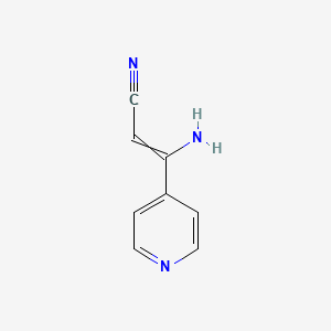 3-Amino-3-(4-pyridyl)acrylonitrile