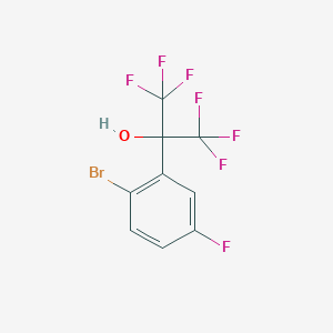 2-(2-Bromo-5-fluorophenyl)-1,1,1,3,3,3-hexafluoro-2-propanol