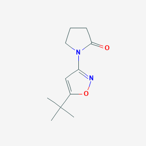 1-(5-(Tert-butyl)isoxazol-3-yl)pyrrolidin-2-one