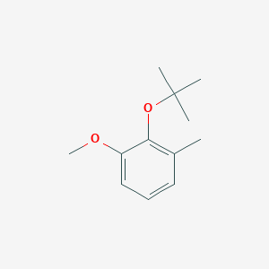 molecular formula C12H18O2 B15337604 2-(tert-Butoxy)-3-methoxytoluene 