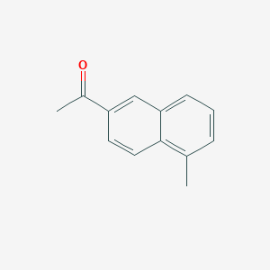 molecular formula C13H12O B15337634 1-(5-Methylnaphthalen-2-yl)ethanone 