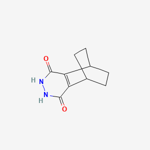 molecular formula C10H12N2O2 B15337649 2,3,5,6,7,8-Hexahydro-5,8-ethanophthalazine-1,4-dione 