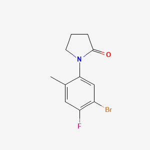 1-(5-Bromo-4-fluoro-2-methylphenyl)-2-pyrrolidinone