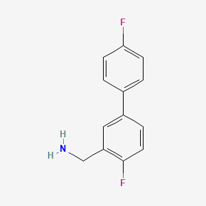 (4,4'-Difluoro[1,1'-biphenyl]-3-yl)methanamine