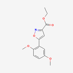 Ethyl 5-(2,5-Dimethoxyphenyl)isoxazole-3-carboxylate