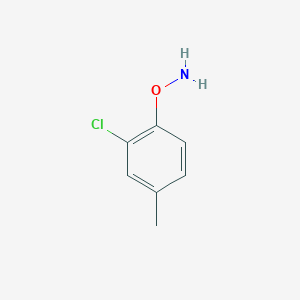 molecular formula C7H8ClNO B15337767 O-(2-Chloro-4-methylphenyl)hydroxylamine 