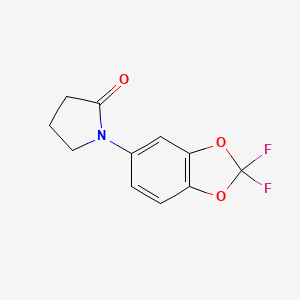 1-(2,2-Difluorobenzo[d][1,3]dioxol-5-yl)-2-pyrrolidinone