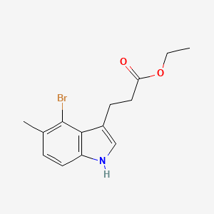 Ethyl 3-(4-Bromo-5-methyl-3-indolyl)propanoate