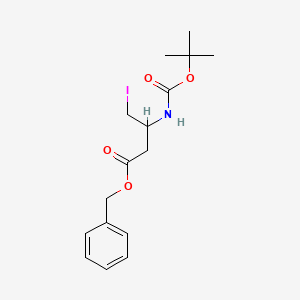 Benzyl 4-iodo-3-[(2-methylpropan-2-yl)oxycarbonylamino]butanoate