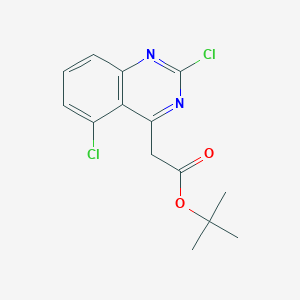 tert-Butyl 2,5-Dichloroquinazoline-4-acetate