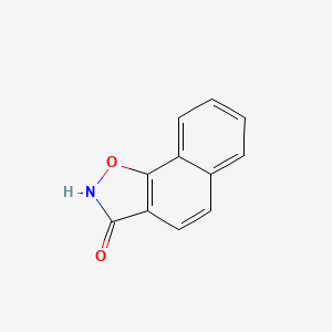 molecular formula C11H7NO2 B15337938 Naphtho[2,1-d]isoxazol-3(2H)-one 