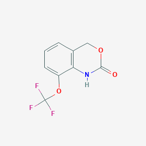 molecular formula C9H6F3NO3 B15337996 8-(Trifluoromethoxy)-1H-benzo[d][1,3]oxazin-2(4H)-one 