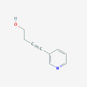 molecular formula C9H9NO B153380 4-(Pyridin-3-yl)but-3-yn-1-ol CAS No. 138487-20-4