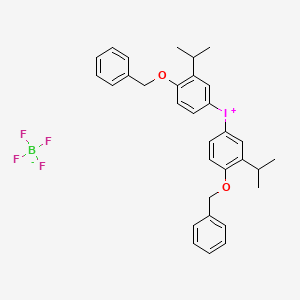 Bis(4-benzyloxy-3-isopropylphenyl)iodonium tetrafluoroborate