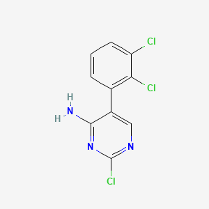 4-Amino-2-chloro-5-(2,3-dichlorophenyl)pyrimidine