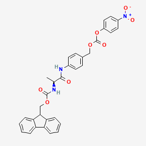 molecular formula C32H27N3O8 B15338056 Fmoc-Ala-PAB-PNP 