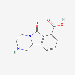 6-Oxo-1,2,3,4,6,10b-hexahydropyrazino[2,1-a]isoindole-7-carboxylic acid