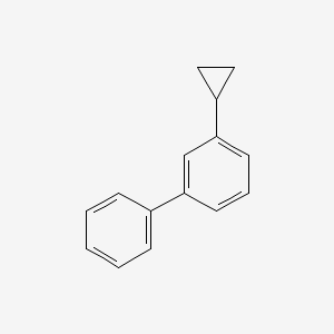 molecular formula C15H14 B15338109 3-Cyclopropylbiphenyl 