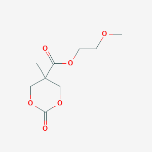 molecular formula C9H14O6 B15338119 2-Methoxyethyl 5-methyl-2-oxo-1,3-dioxane-5-carboxylate 