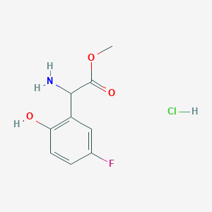 Methyl 2-Amino-2-(5-fluoro-2-hydroxyphenyl)acetate Hydrochloride