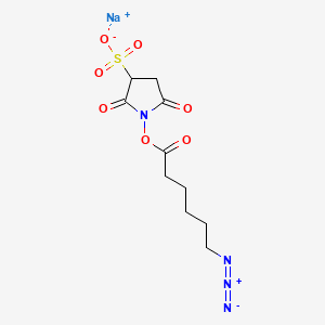 molecular formula C10H13N4NaO7S B15338162 6-Azidohexanoic Acid Sulfo-NHS Ester 