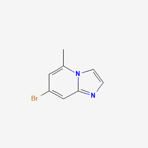 molecular formula C8H7BrN2 B15338189 7-Bromo-5-methylimidazo[1,2-a]pyridine 