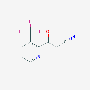 3-Oxo-3-[3-(trifluoromethyl)-2-pyridyl]propanenitrile