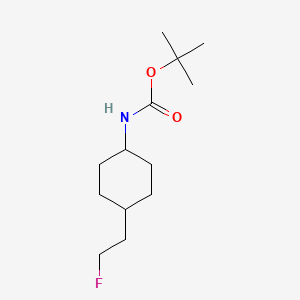 molecular formula C13H24FNO2 B15338233 N-Boc-4-(2-fluoroethyl)cyclohexanamine 