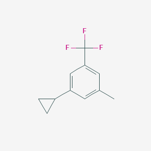 1-Cyclopropyl-3-methyl-5-(trifluoromethyl)benzene