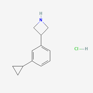 3-(3-Cyclopropylphenyl)azetidine Hydrochloride