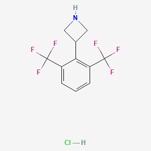 3-(2,6-Bis(trifluoromethyl)phenyl)azetidine hydrochloride