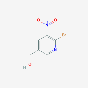 molecular formula C6H5BrN2O3 B15338408 6-Bromo-5-nitropyridine-3-methanol 