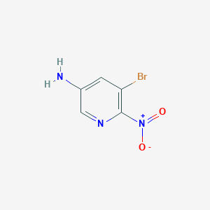 3-Amino-5-bromo-6-nitropyridine