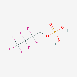 molecular formula C4H4F7O4P B15338431 2,2,3,3,4,4,4-Heptafluorobutyl Dihydrogen Phosphate 