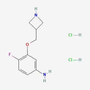 3-(Azetidin-3-ylmethoxy)-4-fluoroaniline dihydrochloride