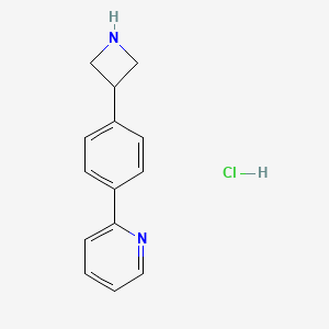 2-[4-(3-Azetidinyl)phenyl]pyridine Hydrochloride