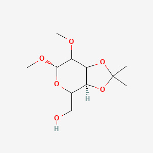 [(3aS,6S)-6,7-dimethoxy-2,2-dimethyl-4,6,7,7a-tetrahydro-3aH-[1,3]dioxolo[4,5-c]pyran-4-yl]methanol