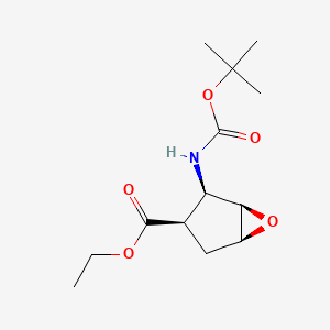 all-cis-2-tert-Butoxycarbonylamino-6-oxa-bicyclo[3.1.0]hexane-3-carboxylic acid ethyl ester