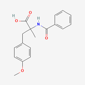 2-Benzamido-3-(4-methoxyphenyl)-2-methylpropanoic acid