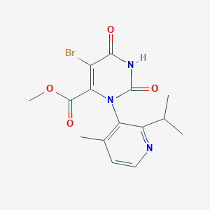 Methyl 5-Bromo-3-(2-isopropyl-4-methylpyridin-3-yl)-2,6-dioxo-1,2,3,6-tetrahydropyrimidine-4-carboxylate