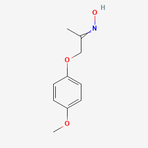 N-[1-(4-Methoxyphenoxy)propan-2-ylidene]hydroxylamine