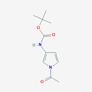 1-[3-(Boc-amino)-1-pyrrolyl]ethanone