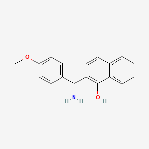 2-[Amino-(4-methoxy-phenyl)-methyl]-naphthalen-1-OL