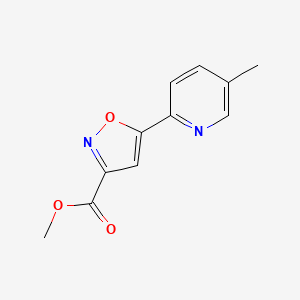 Methyl 5-(5-Methyl-2-pyridyl)isoxazole-3-carboxylate