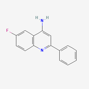 4-Amino-6-fluoro-2-phenylquinoline