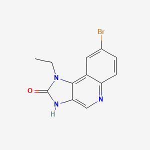 8-Bromo-1-ethyl-1H-imidazo[4,5-c]quinolin-2(3H)-one